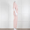 Seventy & Mochi Pale Pink Cotton Jumpsuit