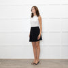 Reformation Black Swing Mini Skirt