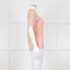 Joseph Peach Fine Cashmere Short Sleeve Top