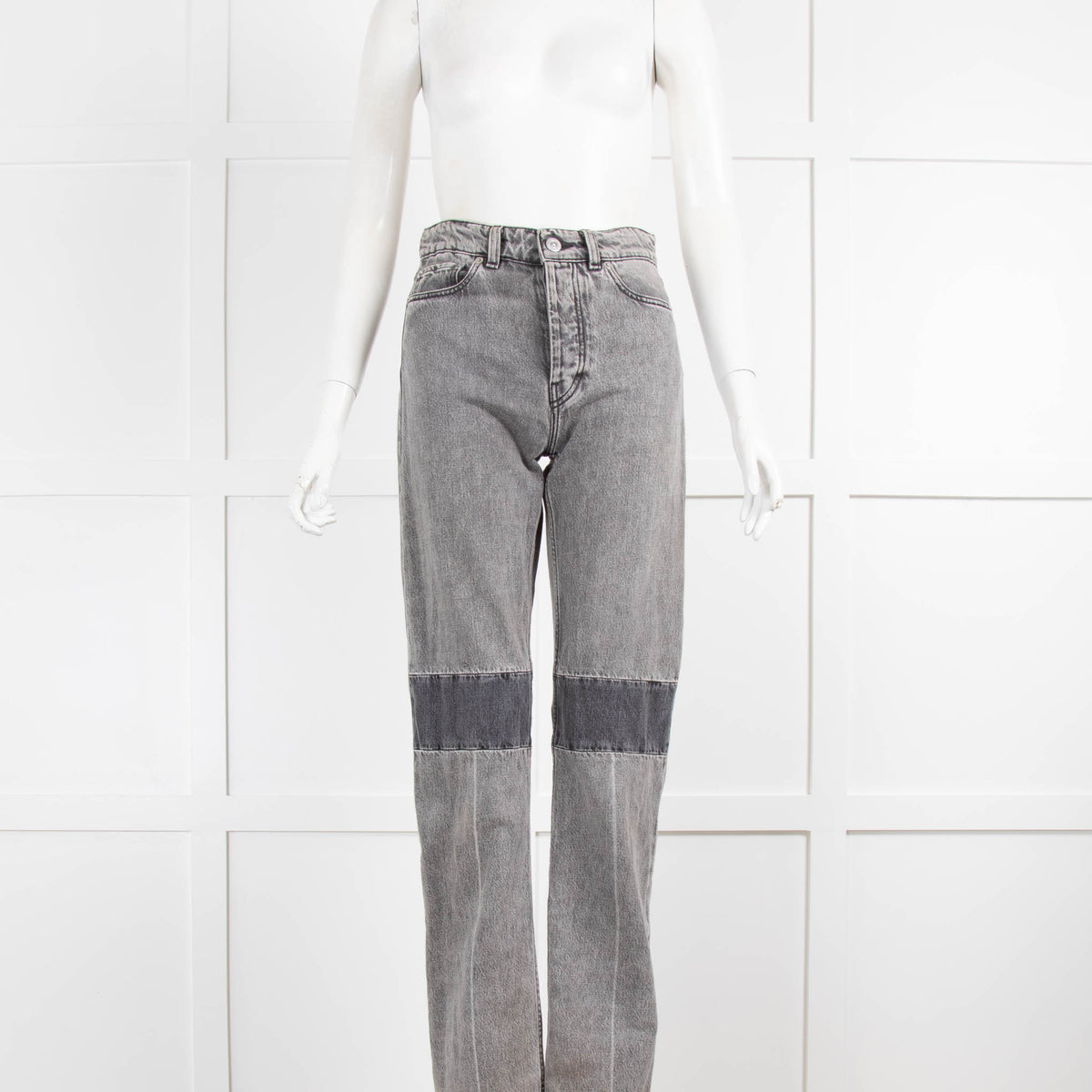 Our Legacy Grey Wash Straight Jeans
