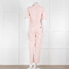 Seventy & Mochi Pale Pink Cotton Jumpsuit