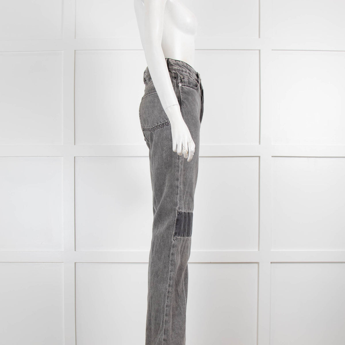 Our Legacy Grey Wash Straight Jeans