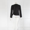 Realisation Par Black Silk Tie Front Blouse