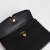 Delvaux Black Grainy Leather Pochette