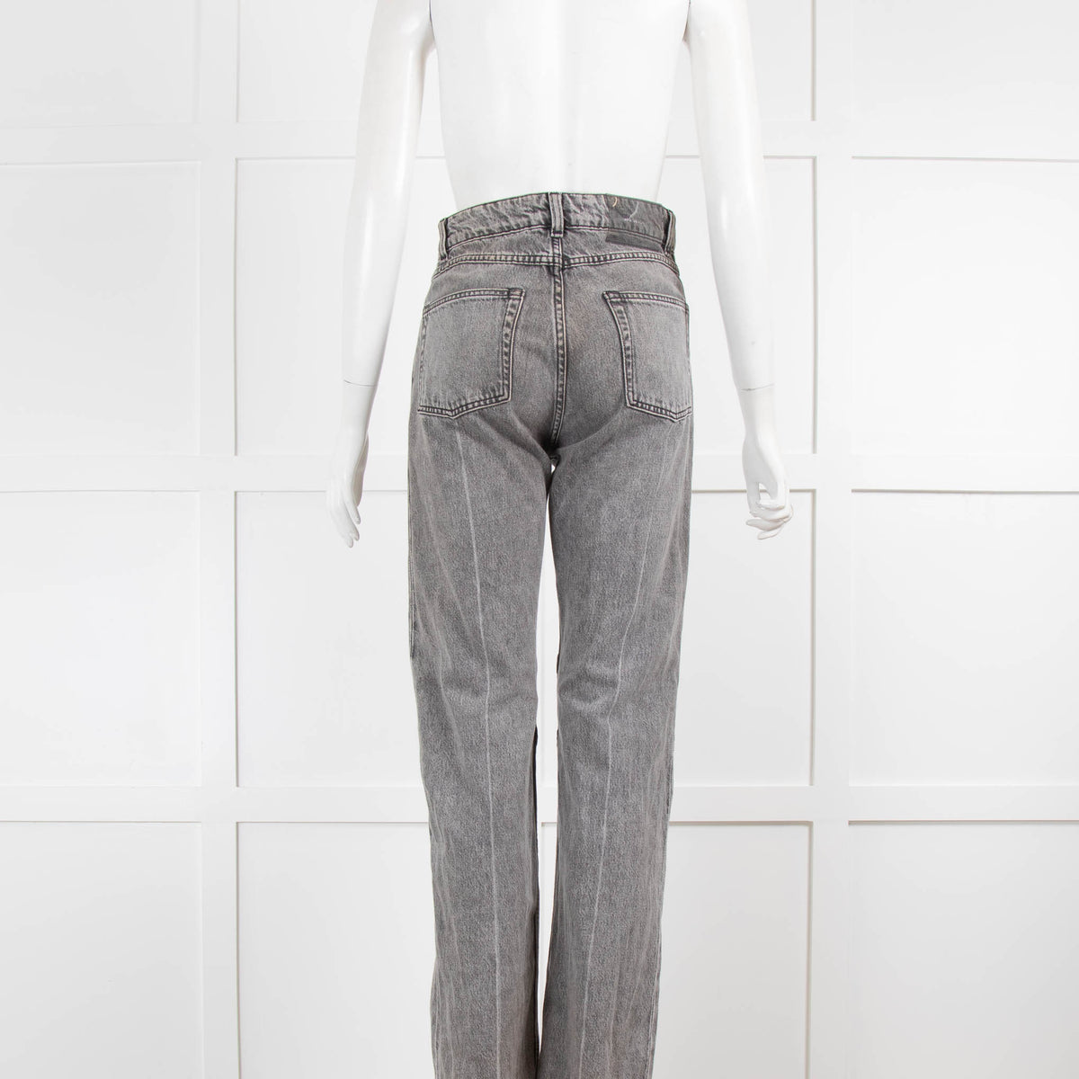 Our Legacy Grey Wash Straight Jeans