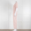 Seventy & Mochi Pale Pink Cotton Jumpsuit
