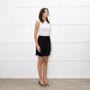 Reformation Black Swing Mini Skirt