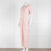 Seventy & Mochi Pale Pink Cotton Jumpsuit