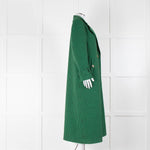 Glamoda Style X Sophie Hermann Green & Black Check Pied De Poule Coat
