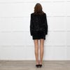 Zadig & Voltaire Black Sequin Collarless Jacket