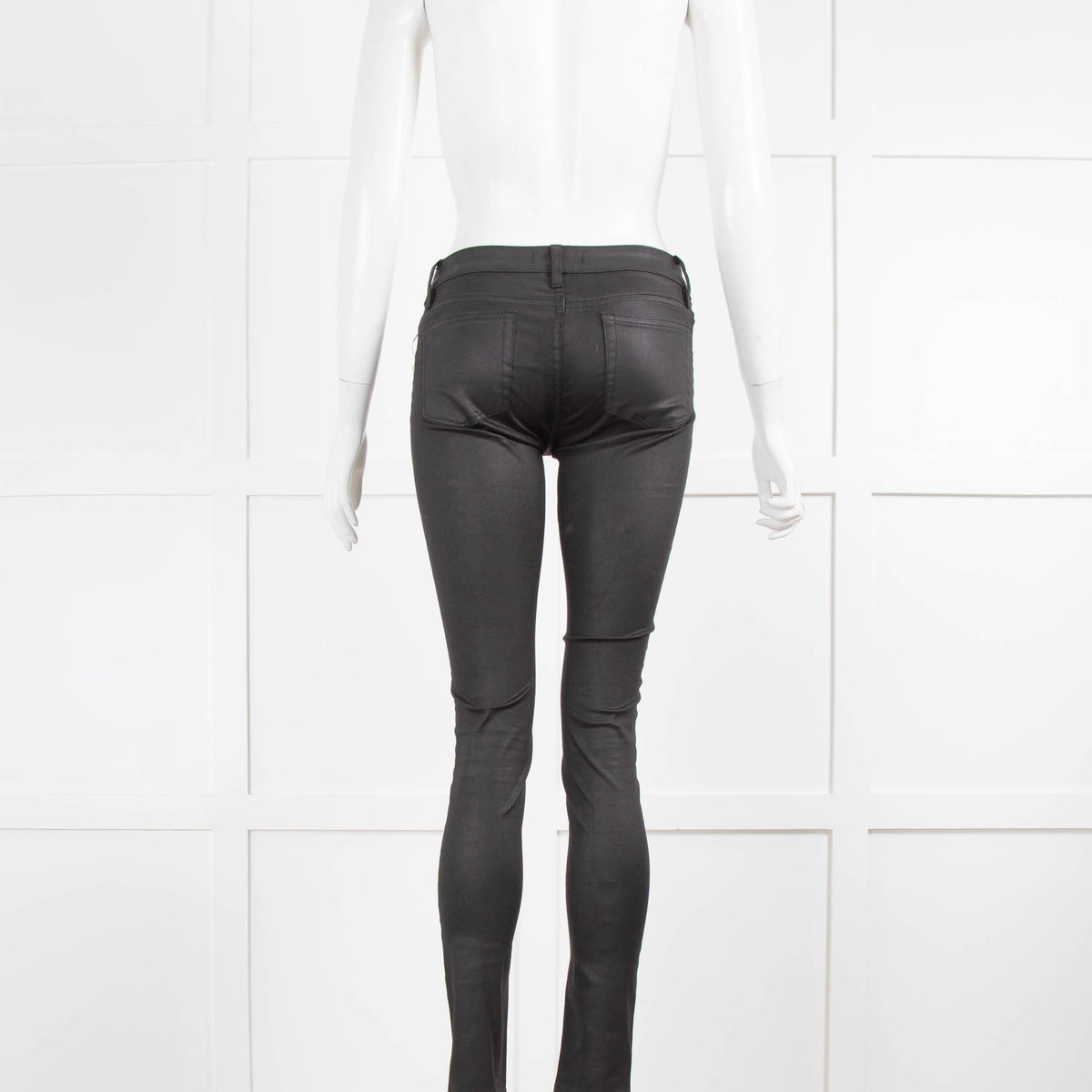 The Kooples Black Coated Skinny Jeans