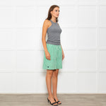 Resume Green Gingham Check Shorts