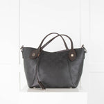 Louis Vuitton Black Hina Top Handle Bag