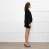 Zadig & Voltaire Black Sequin Collarless Jacket