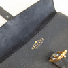 Delvaux Navy Grainy Leather Belt Pouch