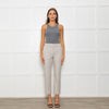 Tory Burch Blue Yellow Stretch Trousers