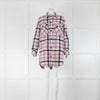 Samsoe Samsoe Lilac White Check Shacket
