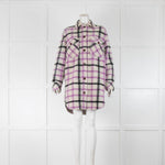 Samsoe Samsoe Lilac White Check Shacket