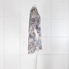 Dea Kudibal Blue And Grey Paisley Dress