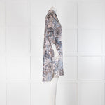 Dea Kudibal Blue And Grey Paisley Dress