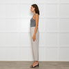 Tory Burch Blue Yellow Stretch Trousers