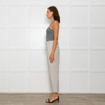 Tory Burch Blue Yellow Stretch Trousers