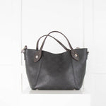 Louis Vuitton Black Hina Top Handle Bag