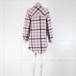 Samsoe Samsoe Lilac White Check Shacket
