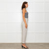 Tory Burch Blue Yellow Stretch Trousers