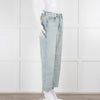 RE/DONE Acid Blue Loose Crop Jeans