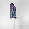Philosophy Rose Print Ruffle Front Blouse
