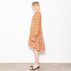 Dea Kudibal Maria Petal Parakeet Paisley Floral Tiered Skirt Midi Dress