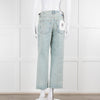 RE/DONE Acid Blue Loose Crop Jeans