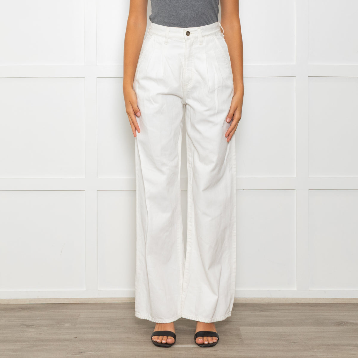 Goldsign White Peg Jeans