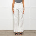 Goldsign White Peg Jeans