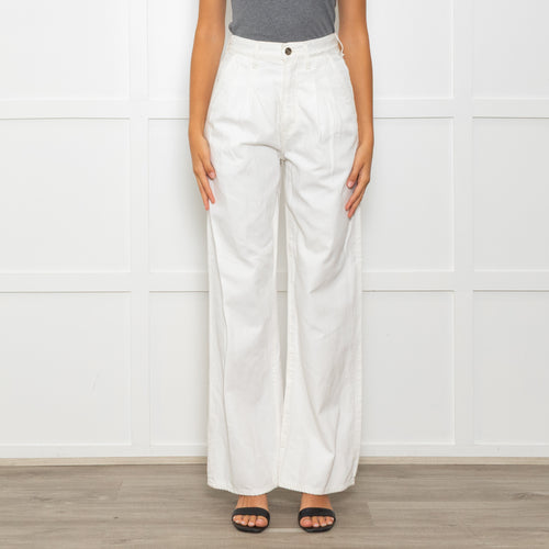 Goldsign White Peg Jeans