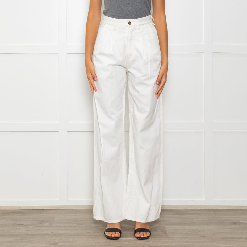 Goldsign White Peg Jeans