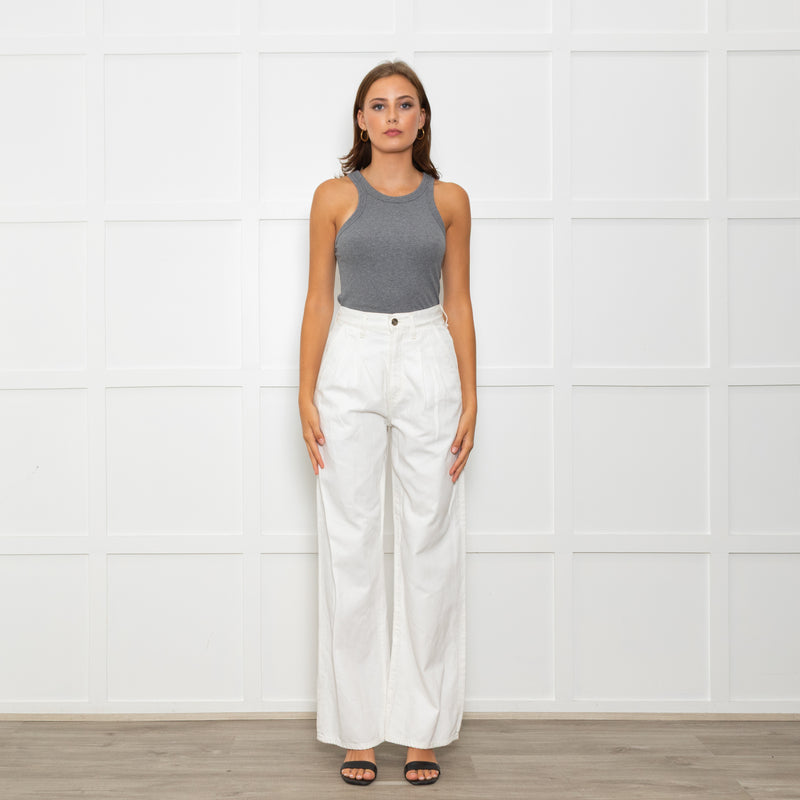 Goldsign White Peg Jeans
