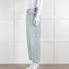 RE/DONE Acid Blue Loose Crop Jeans