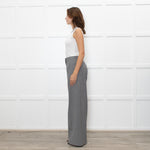 Fabiana Filippi Light Grey Fine Wool Wide Leg Trousers