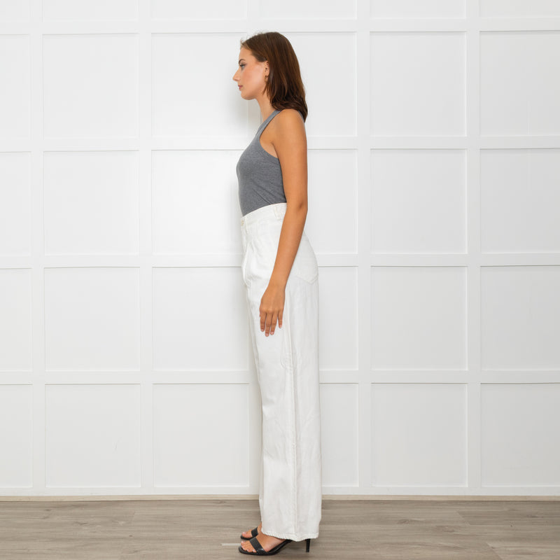 Goldsign White Peg Jeans