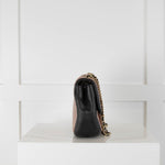 Chanel Graphic Quilted Flap Bag with Brushed Gold Hardware