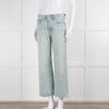 RE/DONE Acid Blue Loose Crop Jeans