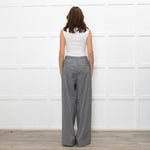 Fabiana Filippi Light Grey Fine Wool Wide Leg Trousers