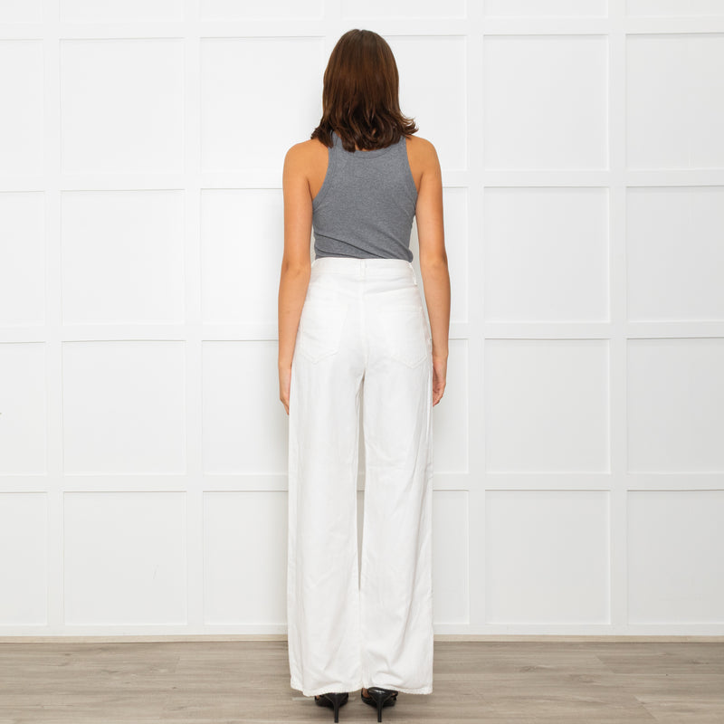 Goldsign White Peg Jeans