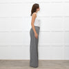 Fabiana Filippi Light Grey Fine Wool Wide Leg Trousers