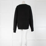 Polo Ralph Lauren Black Teddy Bear Motif Cashmere Mix Jumper