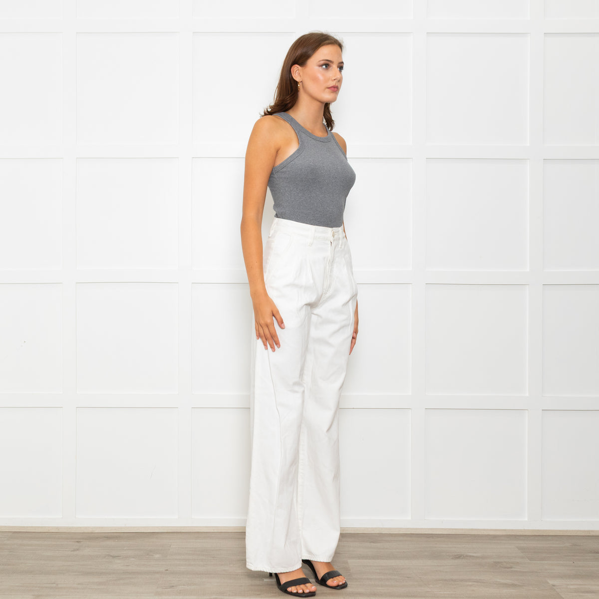 Goldsign White Peg Jeans