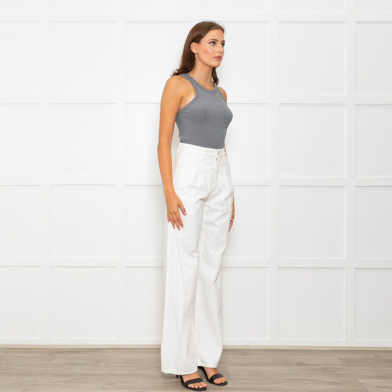 Goldsign White Peg Jeans