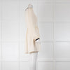 Saloni Camille Cream Embillished Bow Front Dress